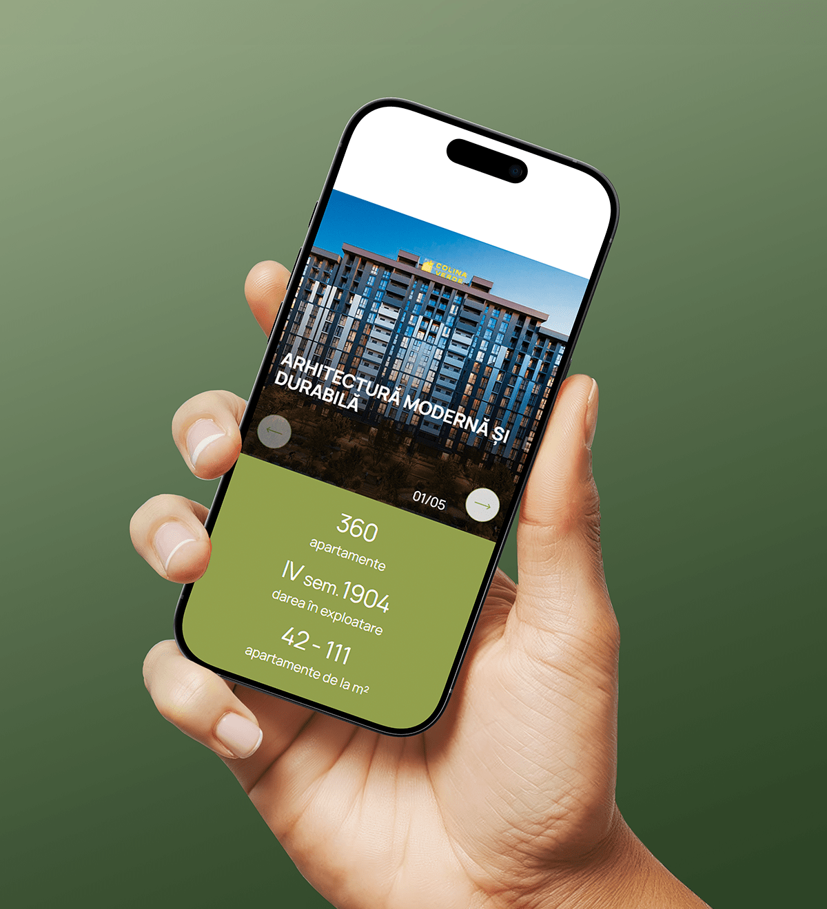 Colina Verde Residence – сайт, который продает комфорт и создаёт доверие mobile preview