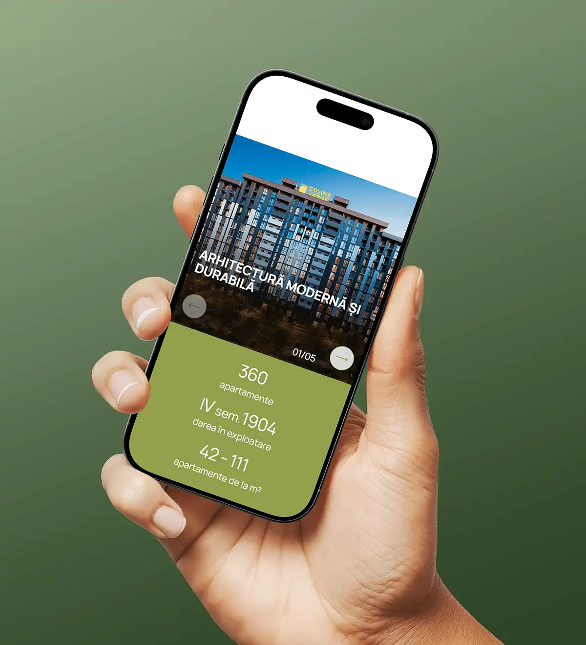 Colina Verde Residence – сайт, который продает комфорт и создаёт доверие mobile preview