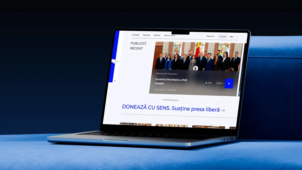 Cu Sens – сайт для независимого медиа, которое борется за правду